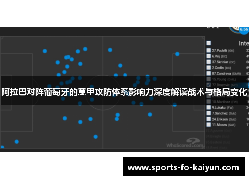 阿拉巴对阵葡萄牙的意甲攻防体系影响力深度解读战术与格局变化 阿拉巴对阵葡萄牙的意甲攻防体系影响力深度解读战术与格局变化